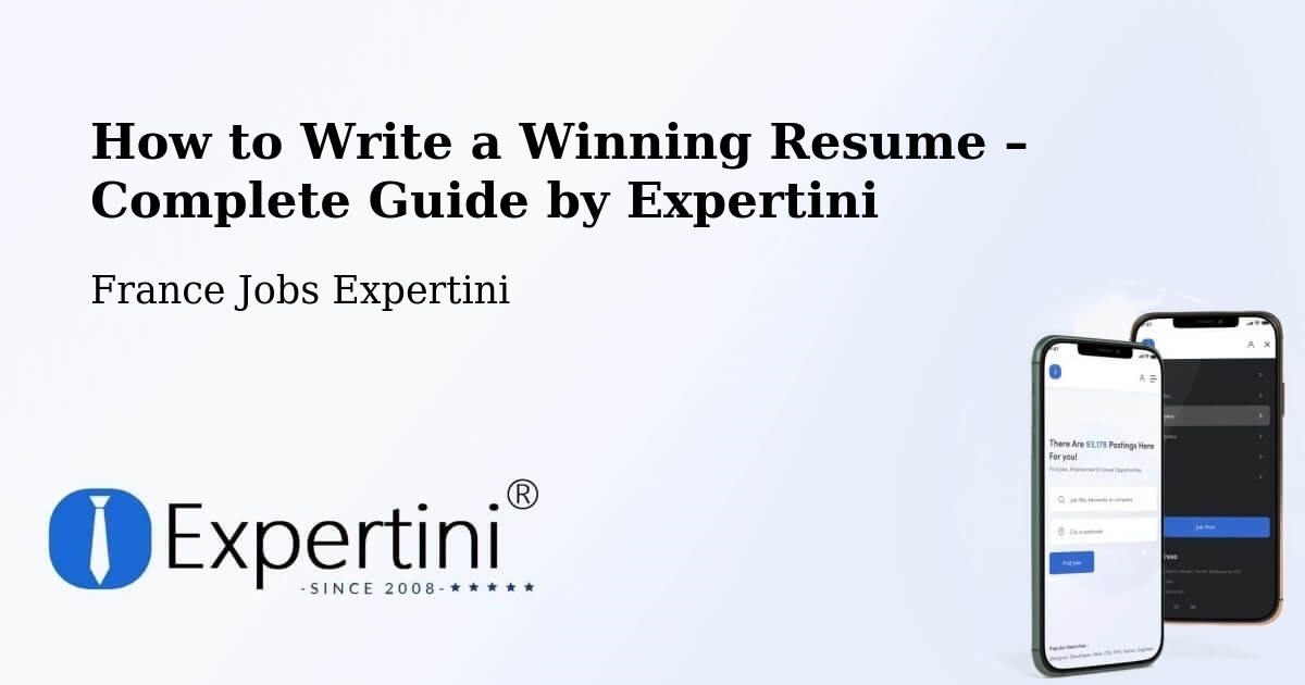 Resume Writing Guide for Job Seekers – Querrien - Querrien, France Jobs Expertini